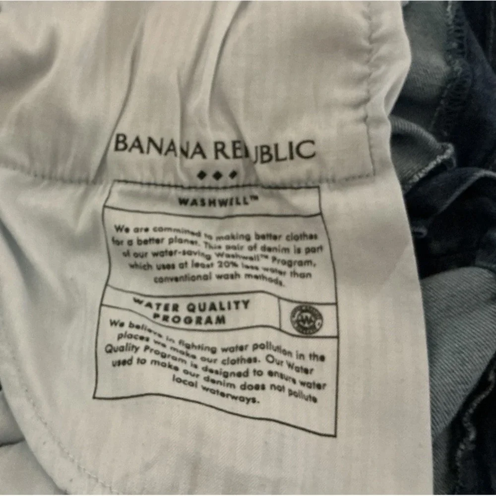 Banana Republic Jeans Mens Size‎ 31x30 Blue Travel Jean Athletic Denim Slim Fit